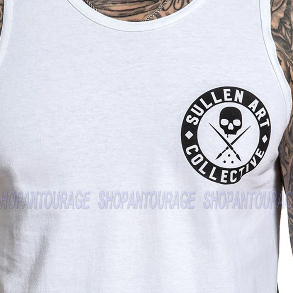 Sullen Summer White SCM3216 Tank Top For Men - Picture 4 of 5